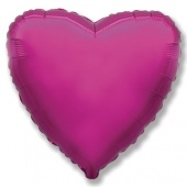 Шар 18"/46 см Сердце пурпурно-фиолетовый 758052