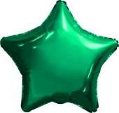 Шар 19"/48 см Звезда зеленый 220403