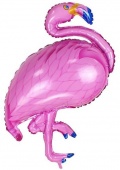 Шар 46"/117 см Фигура, Фламинго, розовый 15700