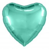 Шар 30"/76 см Сердце бискайский зеленый 755808