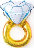 Шар 27"/69 см Фигура Кольцо с бриллиантом 15308