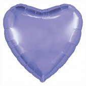 Шар 18"/46 см Сердце пастельный фиолетовый 758144