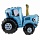 Шар 12"/30 см Мини-фигура, Синий трактор 20130