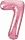 Шар 40"/102 см Цифра 7 Slim розовый фламинго 755419